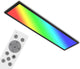 Briloner - led plafonniére - plafondlamp met rgb cct - dimbaar - met afstandsbediening - 100x25x6.6 cm (lxbxh)
