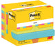 Zelfklevende memoblaadjes post-it 653-12-pop multikleur 100 vel 12 pak