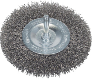Bosch 6mm schijfborstel 100 gegolfd 0.3 inox