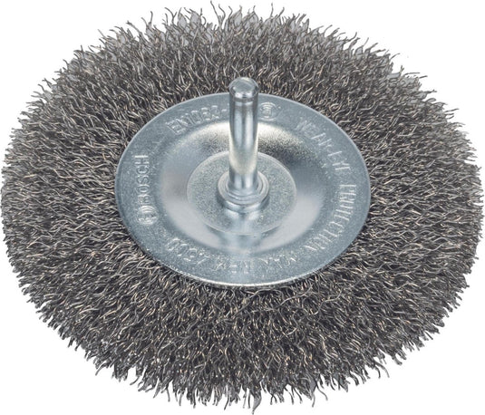 Bosch 6mm schijfborstel 100 gegolfd 0.3 inox