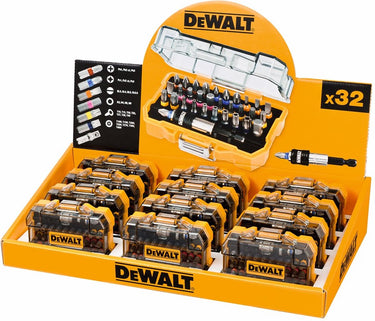 Dewalt dt7969m-qz - schroefbit set - 32 stuks - magnetische houder - merchandiser