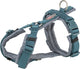 Trixie hondentuig - premium trekking petrol blauw - verstelbaar 32-38x1.3 cm