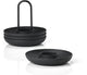 Zone denmark eierdopje singles met houder dia. 11,2 x 9,5 cm 4 st. black