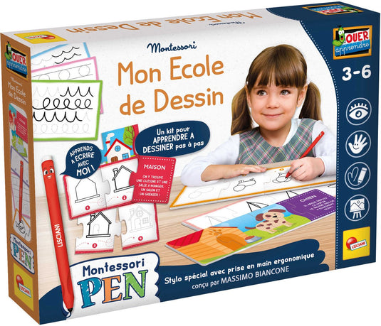 Lisciani montessori pen école de dessin