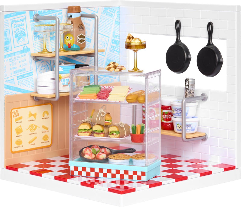 Afbeelding laden in galerijviewer, Miniverse ™ make it mini spaces™ pizzawinkel - knutselset - bouwpakket- maak je eigen mini pizzeria
