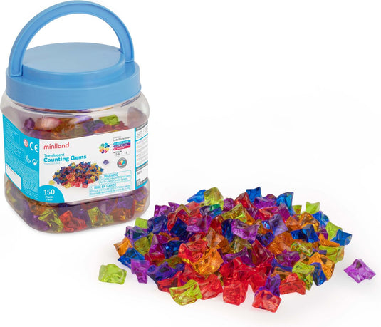 Miniland lightpad doorzichtig speelgoed - telstenen