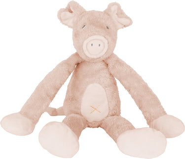 Happy horse varken pinky knuffel 40cm - roze - baby knuffel