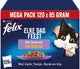 Felix elke dag feest mix selectie in gelei - kattenvoer natvoer - zalm tonijn rund kip - 120 x 85 g