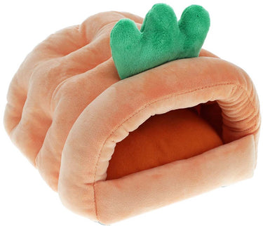 Duvo plus playtime knaagdierenhuisje carrot s-17x18.5x20cm oranje