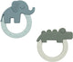 Done by deer bijtring - deer friends - 2 stuks - green blue