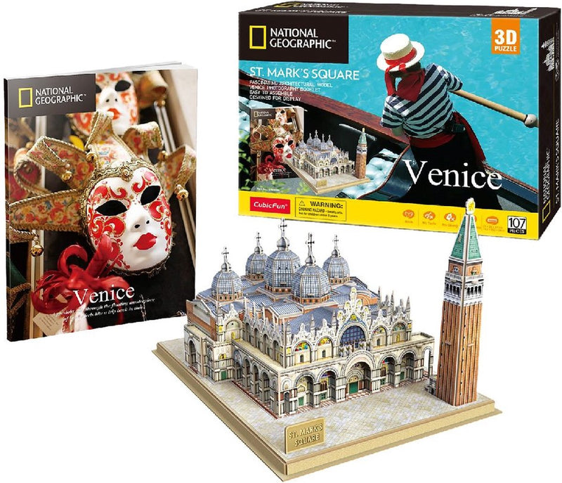 Chargez l'image dans la visionneuse de la galerie, Cubic fun 3d-puzzel ng piazza san marco (2010315)
