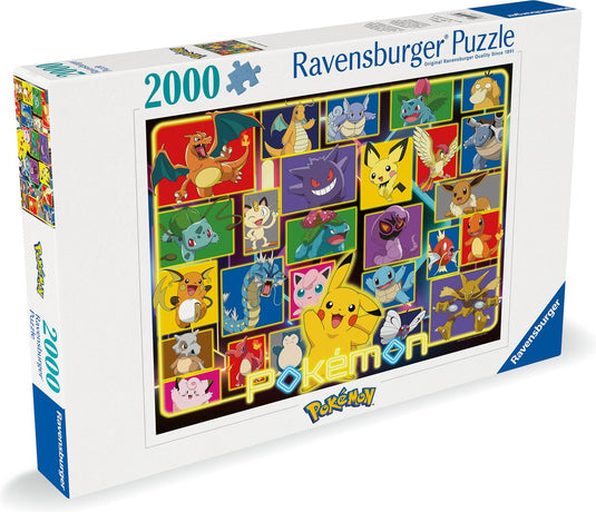 Ravensburger puzzel pokémon - legpuzzel - 2000 stukjes