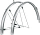 Sks spatbordenset - robuuste sandwichconstructie - asr-veiligheidssysteem - zilver - 55 mm breed