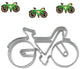 Städter uitsteker rvs - fiets - 9cm -