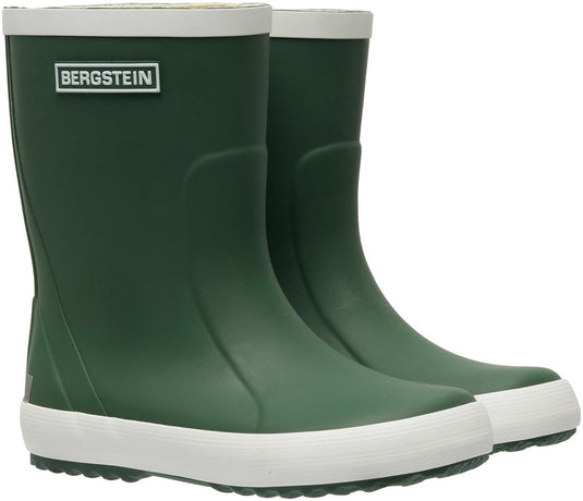 Bergstein classic unisex junior regenlaarzen - dark green 21