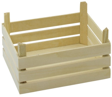 Goki houten groente- en fruitkist, set van 3