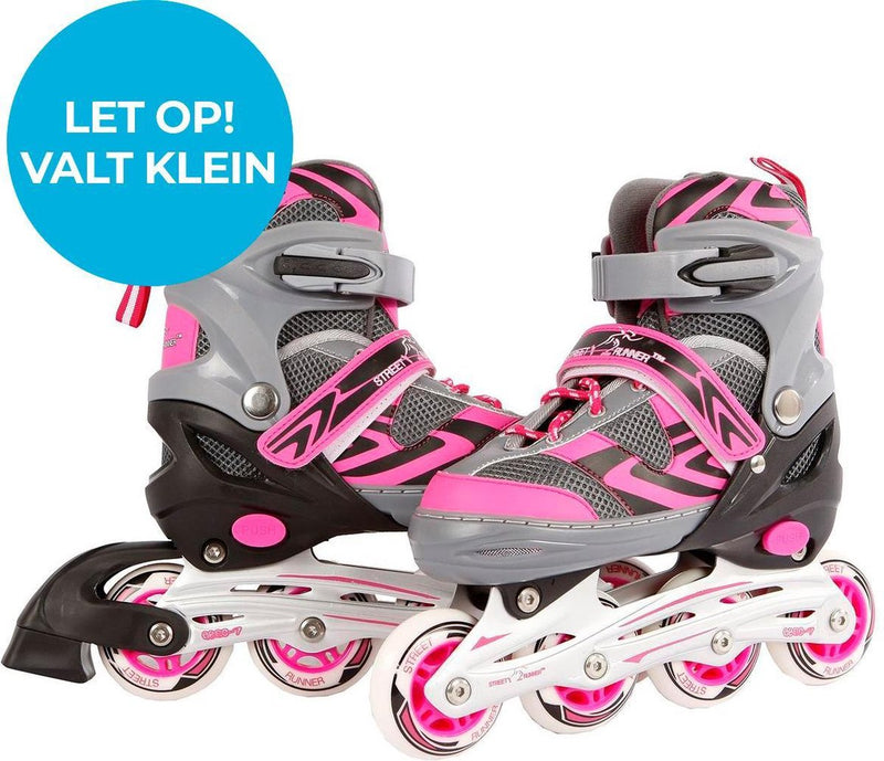 Afbeelding laden in galerijviewer, Skeelers roze grijs, maat 37-40
