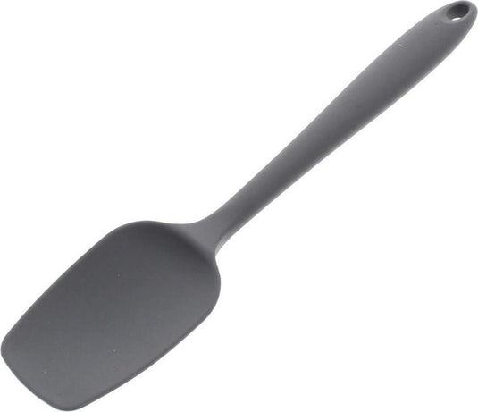 Basic culinair keukenlepel - siliconen - 20cm - grijs