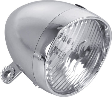 Dresco fietskoplamp - classic - 3 leds - chroom
