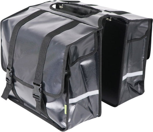 Dresco dubbele fietstas transporter 40l - waterafstotend