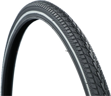Dresco buitenband holland tour - bandenmaat 26 x 1 3 8 – etrto maat 37-590 - veilige reflectie - optimale grip bij alle weersomstandigheden - lage rolweerstand – hoge lekbestendigheid - optimale grip - zwart