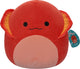 Squishmallows maxie-red frilled lizard 30cm plush