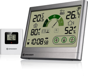 Bresser weerstation - ventair h - thermo-hygrometer - ventilatieaanbeveling