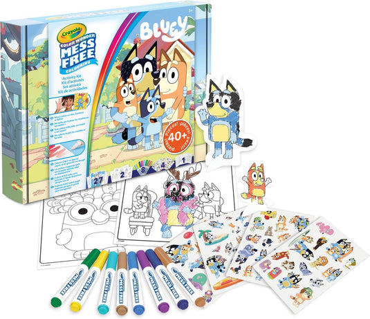 Crayola - color wonder - hobbypakket - bluey vlekvrije cadeauset - voor kinderen