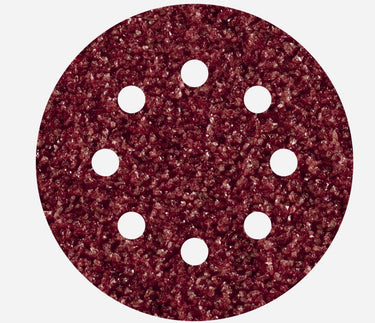 Wolfcraft - 25 schuurschijven ø 125 mm - korrel 40 - schuurpapier met klittenband voor hout en metaal - voor excentrische schuurmachine - 2069100
