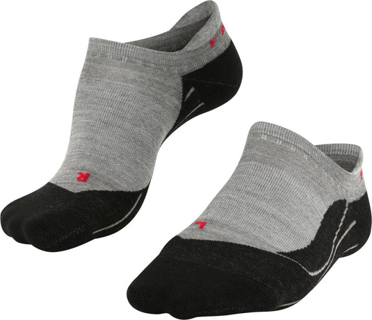 Falke tk5 invisible anti-blaar dun wol functioneel materiaal wandelsokken dames grijs - maat 41-42