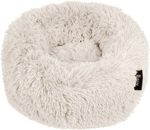 District 70 fuzz donut hondenmand – merengue - small ø 45 cm