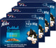 Felix dubbel zo lekker in gelei - kattenvoer natvoer - vis selectie - 48 x 85 g