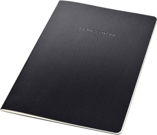 Sigel - notitieboek - conceptum - a5 - zwart - softcover- 64 pagina's - 80 grams - lijn - si-co863