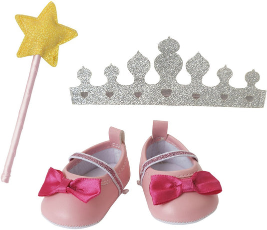 Heless poppen accessoires prinses lillifee set, 30-34 cm