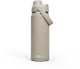 Camelbak thrive chug drinkfles - 600 ml - rvs - met draaidop - isolatie waterfles - beige