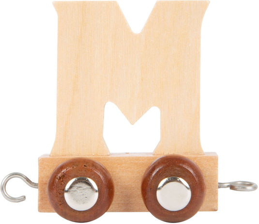 Small foot - houten lettertrein - m - 12 stuks