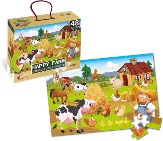 Amuuso puzzel boerderij 90x60 - 48st.