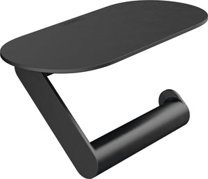 Hansgrohe wallstoris closetrolhouder - 23x9.7x3.4cm - mat zwart