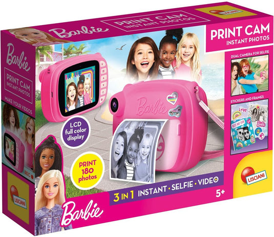 Lisciani barbie print camera