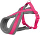 Trixie hondentuig - verstelbaar fuchsia 60-100x2.5cm - comfortabel met vliesvulling