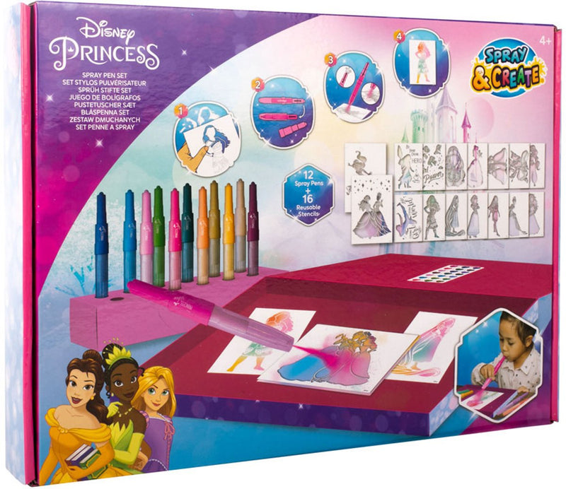Afbeelding laden in galerijviewer, Canenco disney princess blaaspennen set deluxe
