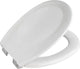 Wenko wc bril savio - stevig wit duroplast - easy-close softclose sluiting - toiletbril wit - toiletzitting wit