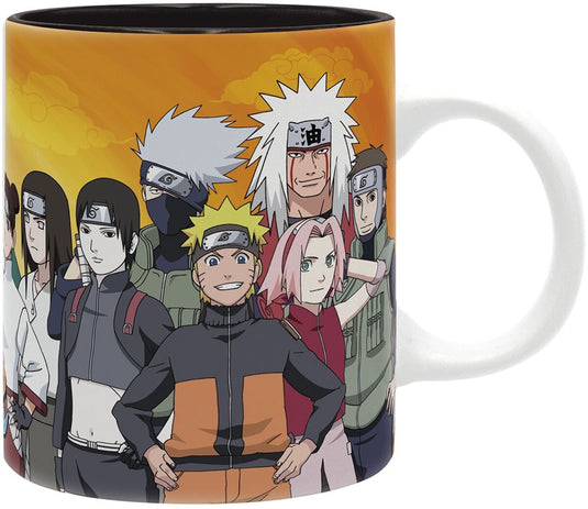 Naruto shippuden - konoha ninjas kop meerkleurig keramiek -