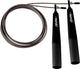 Avento springtouw staal - speed grip - zwart