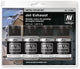 Vallejo hobbyverf - 77602 jet exhaust - metal color set verf set - 4x 32 ml