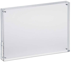 Maul style fotolijst - transparant - acryl - 1 stuk - 21.1 x 14.9 x 3 cm -