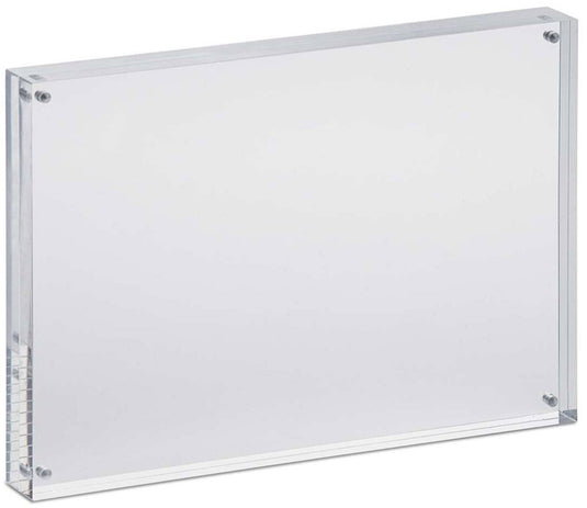 Maul style fotolijst - transparant - acryl - 1 stuk - 21.1 x 14.9 x 3 cm -
