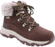 Skechers dames trego snow worries 167882 choc waterdichte laarzen