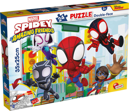 Lisciani - spidey - marvel puzzel - 24 stukjes