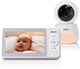Alecto babyfoon met camera - pro collection - hd camera - groot 5 inch scherm - op afstand bestuurbaar - uitbreidbaar tot 4 camera's - nachtlampje - dvm2050 - wit